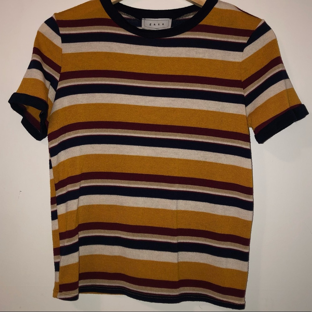 Striped Ringer Tee